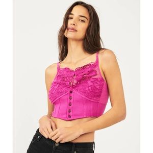 NEW: Free People Have My Heart Tank in Raspberry